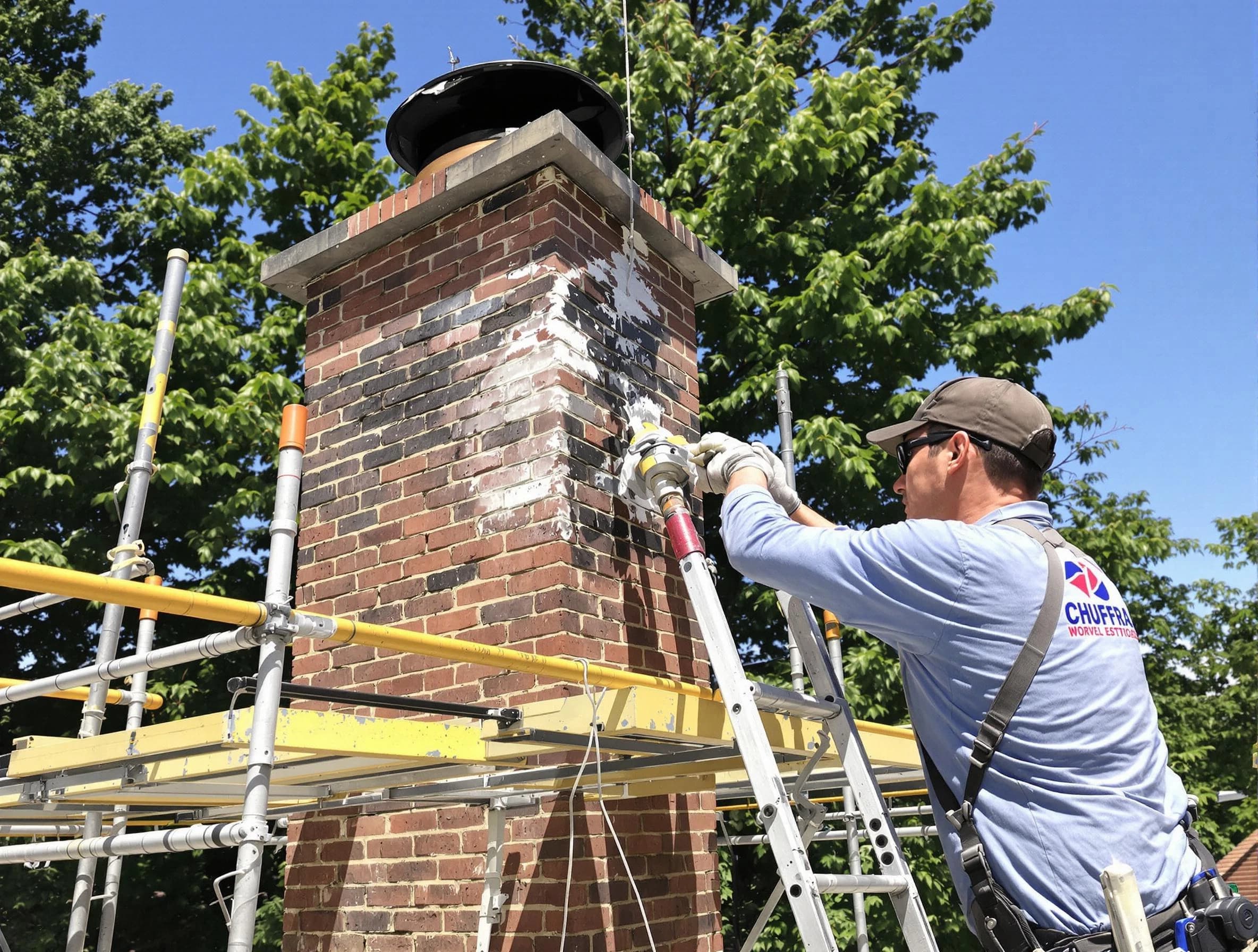 Structural chimney repair by Economy Chimney Sweep in Economy, PA