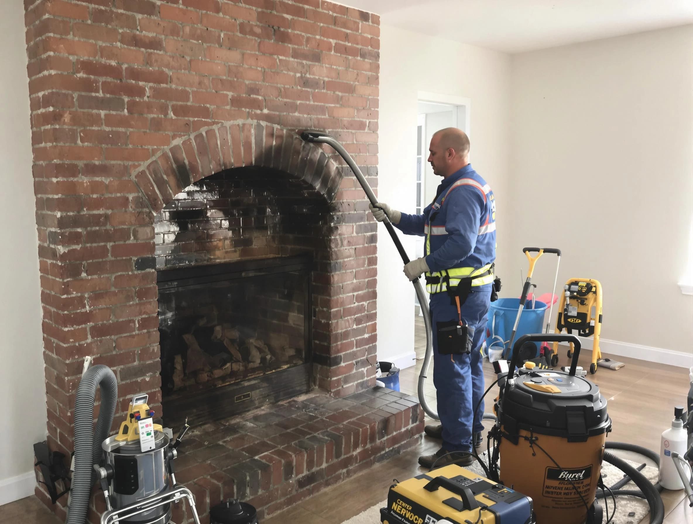 Economy Chimney Sweep expert performing detailed chimney sweep in Economy, PA