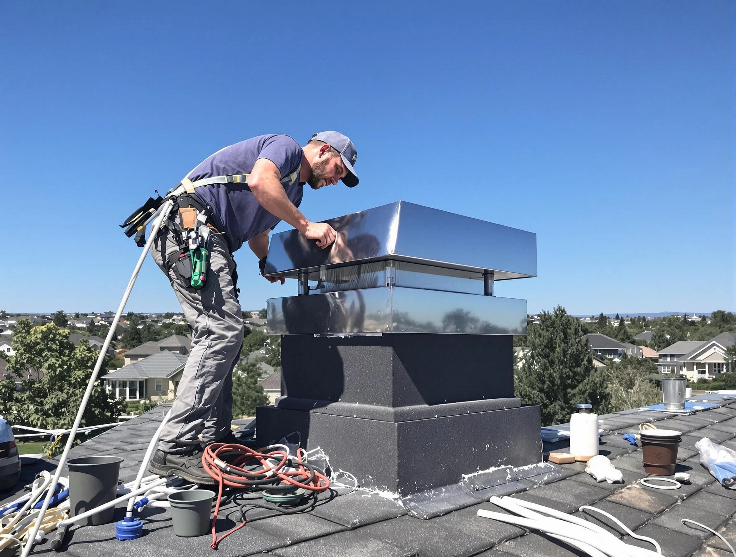 Chimney Cap Services in Economy