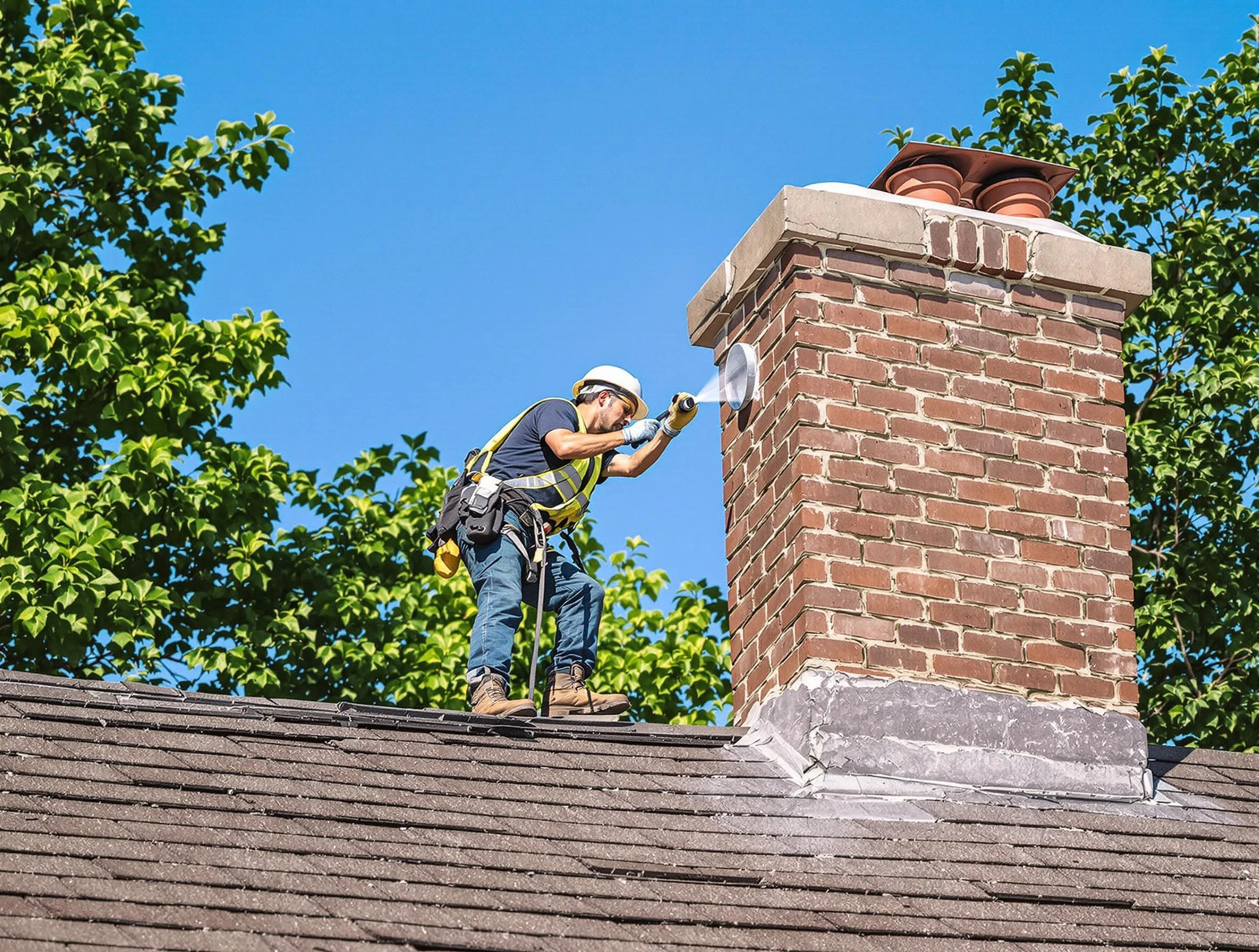 Economy Chimney Sweep performing an inspection with advanced tools in Economy, PA