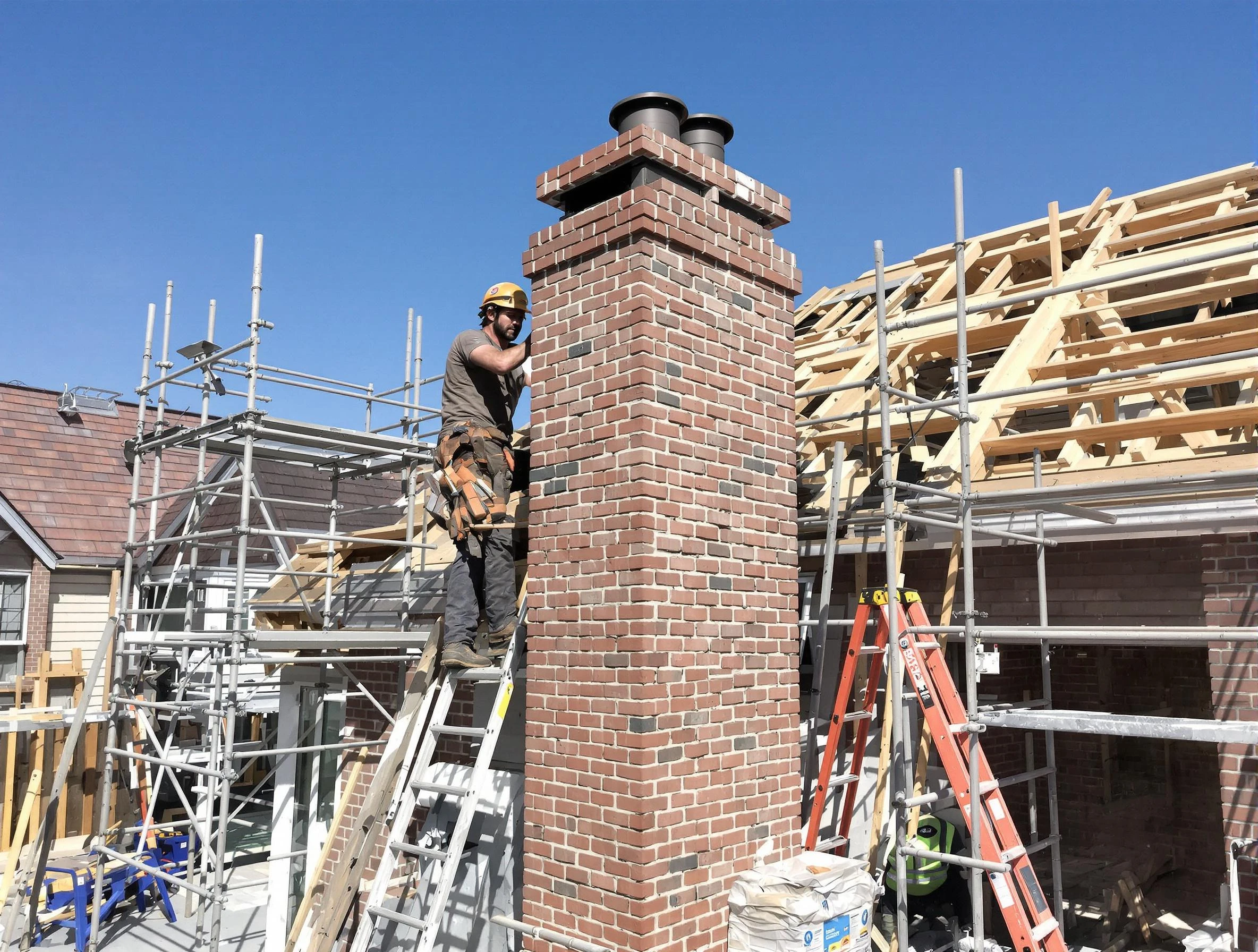New chimney installation completed by Economy Chimney Sweep in Economy, PA